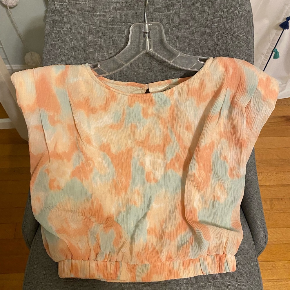 Pants Store multicolor shoulder pad shirt SM